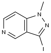 1H-Pyrazolo[4,3-c]pyridine, 3-iodo-1-methyl- 结构式