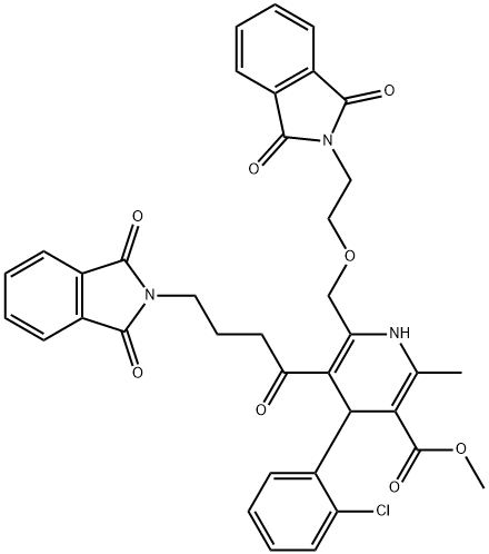 氨氯地平二邻苯二甲酰亚胺杂质 结构式