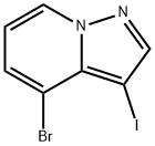 4-溴-3-碘吡唑并[1,5-A]吡啶 结构式