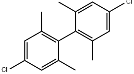 4,4'-二氯-2,2',6,6'-四甲基联苯 结构式