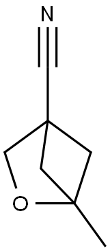 2-Oxabicyclo[2.1.1]hexane-4-carbonitrile, 1-methyl- 结构式