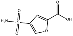 4-氨磺酰呋喃-2-羧酸 结构式