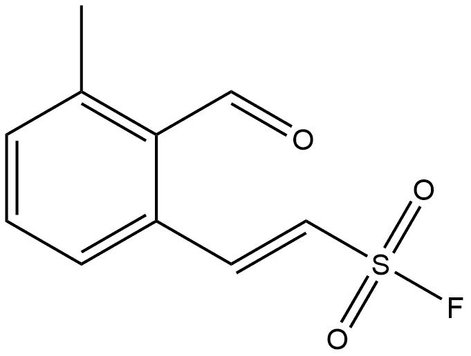 Ethenesulfonyl fluoride, 2-(2-formyl-3- 结构式