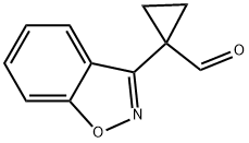 1-(苯并[D]异噁唑-3-基)环丙烷-1-甲醛 结构式