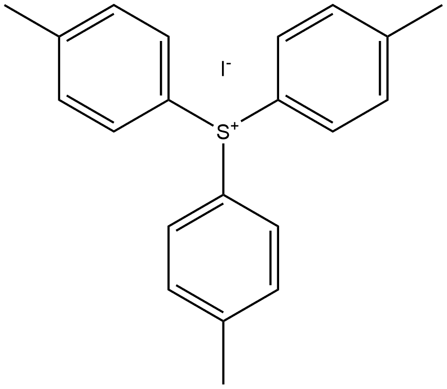 Tri-p-tolylsulfonium iodide 结构式