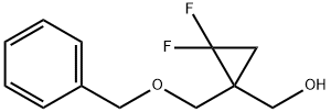 (1-((苯氧基)甲基)-2,2-二氟环丙基)甲醇 结构式