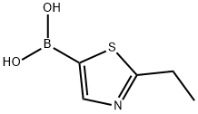 Boronic acid, B-(2-ethyl-5-thiazolyl)- 结构式