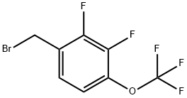 2,3-Difluoro-4-(trifluoromethoxy)benzyl bromide 结构式