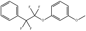 1-Methoxy-3-(1,1,2,2-tetrafluoro-2-phenylethoxy)benzene 结构式