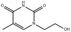 1-(2-羟基乙基)-5-甲基-1,2,3,4-四氢嘧啶-2,4-二酮 结构式