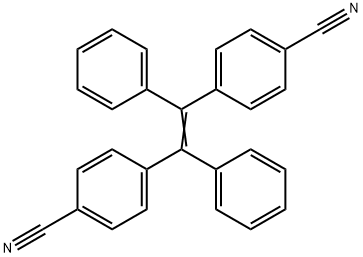 [1,2-二苯基-1,2-二(4-氰基苯基]乙烯 结构式