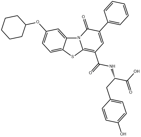 化合物HEE1-2TYR 结构式