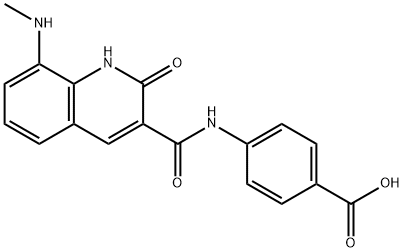 化合物 TYPE II TOPOISOMERASE INHIBITOR 1 结构式