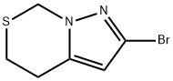 2-溴-4,5-二氢-7H-吡唑并[1,5-C][1,3]噻嗪 结构式