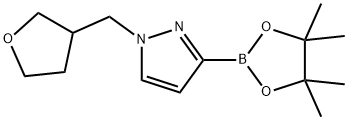 1H-Pyrazole, 1-[(tetrahydro-3-furanyl)methyl]-3-(4,4,5,5-tetramethyl-1,3,2-dioxaborolan-2-yl)-