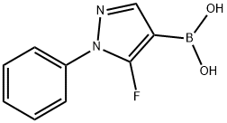 Boronic acid, B-(5-fluoro-1-phenyl-1H-pyrazol-4-yl)- 结构式