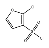 2-氯呋喃-3-磺酰氯 结构式