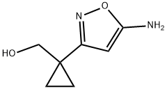 (1-(5-氨基异噁唑-3-基)环丙基)甲醇 结构式