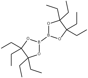 4,4,4′,4′,5,5,5′,5′-八乙基-2,2′-联-1,3,2-二氧硼杂环戊烷 结构式