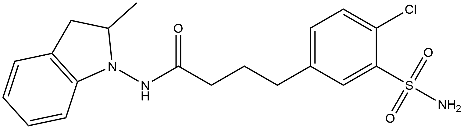 吲达帕胺杂质61 结构式