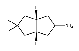 (2R,3AR,6AS)-5,5-二氟八氢戊二烯-2-胺 结构式