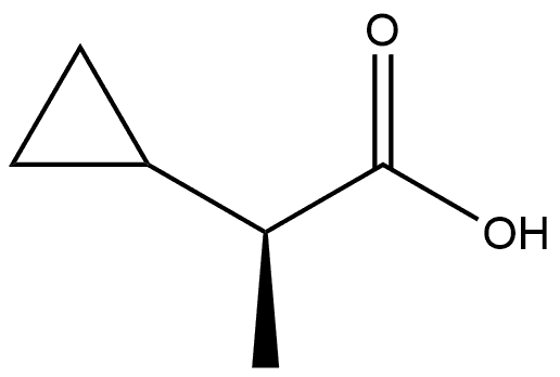 (S)-2-环丙基丙酸 结构式