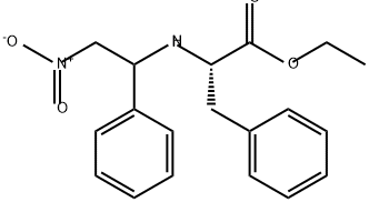 L-Phenylalanine, N-(2-nitro-1-phenylethyl)-, ethyl ester 结构式