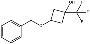 Cyclobutanol, 3-(phenylmethoxy)-1-(trifluoromethyl)- 结构式