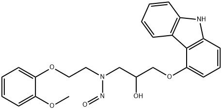 卡维地洛杂质17 结构式