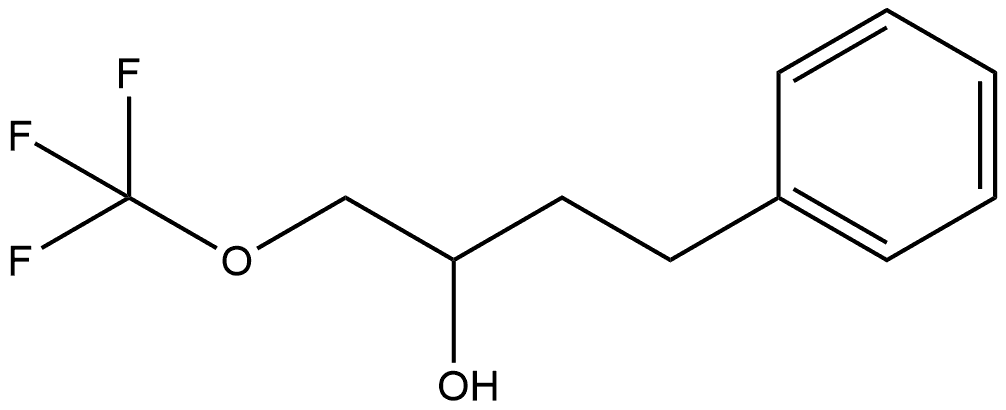 4-phenyl-1-(trifluoromethoxy)butan-2-ol 结构式