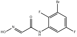Acetamide, N-(3-bromo-2,5-difluorophenyl)-2-(hydroxyimino)-, (2E)- 结构式