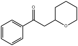 1-苯基-2-(四氢-2H-吡喃-2-基)乙酮 结构式