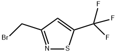 3-(溴甲基)-5-(三氟甲基)异噻唑 结构式