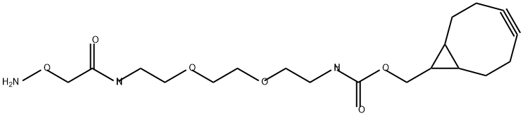 羟胺-二聚乙二醇-(1R,8S,9S)-双环[6.1.0]壬 结构式