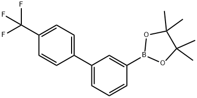 4,4,5,5-TETRAMETHYL-2-(4'-(TRIFLUOROMETHYL)-[1,1'-BIPHENY 结构式