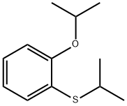 1-(1-甲基乙氧基)-2-[(1-甲基乙基)硫代]苯 结构式