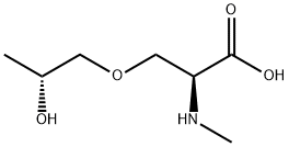 L-Serine, O-[(2R)-2-hydroxypropyl]-N-methyl- 结构式