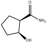 Cyclopentanecarboxamide, 2-hydroxy-, (1R,2S)- 结构式