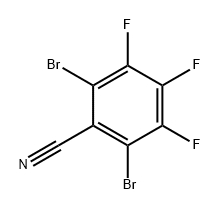 2,6-二溴-3,4,5-三氟苯腈 结构式