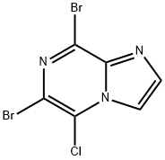 6,8-二溴-5-氯咪唑并[1,2-A]吡嗪 结构式