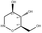 2H-1,2-Oxazine-4,5-diol, tetrahydro-6-(hydroxymethyl)-, (4R,5S,6R)-rel- (9CI) 结构式