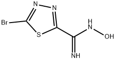 5-溴-N-羟基-1,3,4-噻二唑-2-甲酰胺 结构式