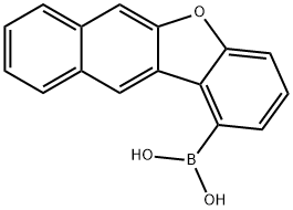 萘并[2,3-B]苯并呋喃-1-硼酸 结构式