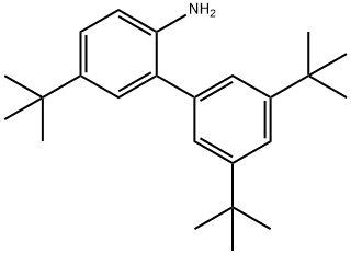 3',5,5'-三叔丁基-[1,1'-联苯]-2-胺 结构式