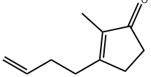 2-Cyclopenten-1-one, 3-(3-buten-1-yl)-2-methyl- 结构式