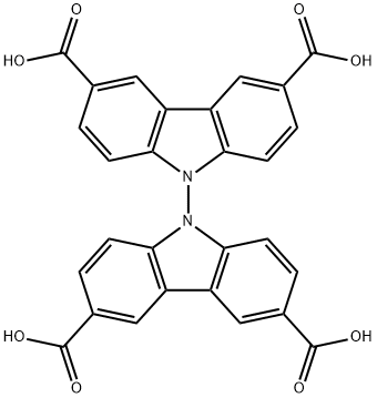 9,9'-联咔唑]-3,3',6,6'-四羧酸 结构式