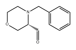 (3S)-4-(苯基甲基)-3-吗啉甲醛 结构式