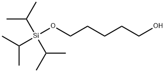 1-Pentanol, 5-[[tris(1-methylethyl)silyl]oxy]- 结构式