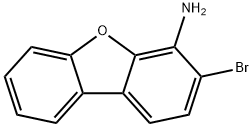 3-溴二苯并[B,D]呋喃-4-胺 结构式