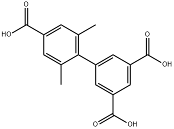 2',6'-二甲基-3,4',5-联苯三甲酸 结构式